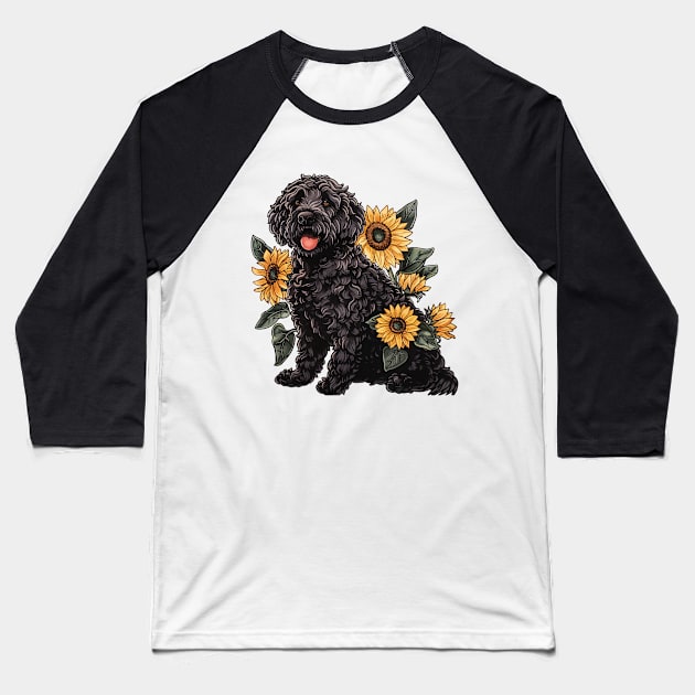 Labradoodle Baseball T-Shirt by VelvetRoom